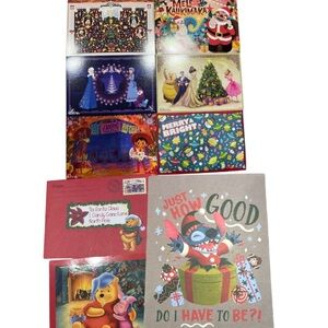 Disneyland Merriest Nites 2021 Holiday Christmas Postcards Set of 6 Disney Pixar